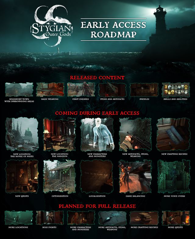 Stygian: Outer Gods ukazuje cestu k vydaniu  akaj ns nov lokcie, bossovia aj Tommy gun  
