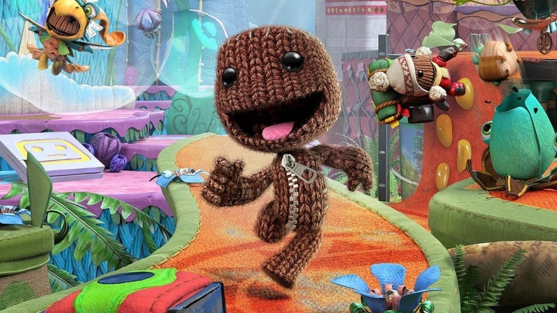 Sackboy z nioho ni zmizol z loga PlayStation Productions