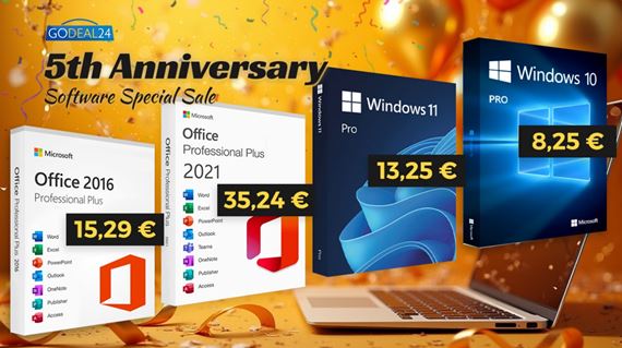 Posilnite svoje PC a produktivitu so systémom Windows 11 Pro a Microsoft Office 2021 od 10 €