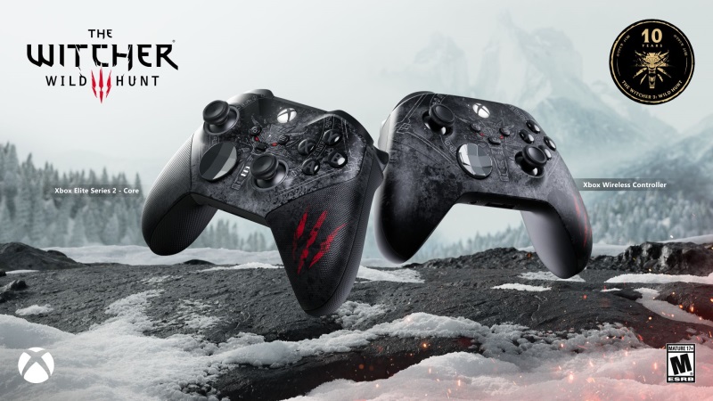 pecilne Xbox gamepady k oslave 10 rokov The Witcher 3: Wild Hunt