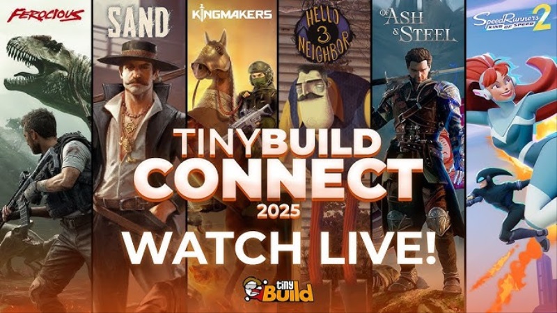 Prezentcia tinyBuild Connect 2025 tartuje o 19:00