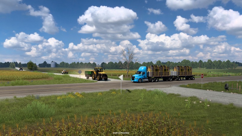 American Truck Simulator ukazuje 20 mint z jazdenia po Iowe