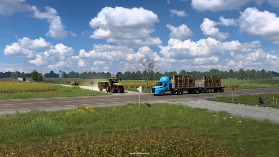 American Truck Simulator ukazuje 20 minút z jazdenia po Iowe
