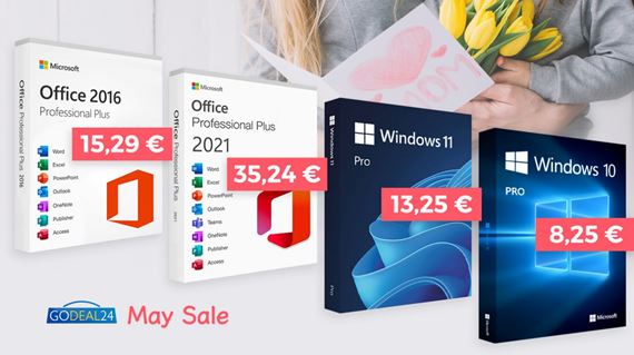 Upgradujte na Windows 11 Pro od 10  a Microsoft Office od 15  na Godeal24