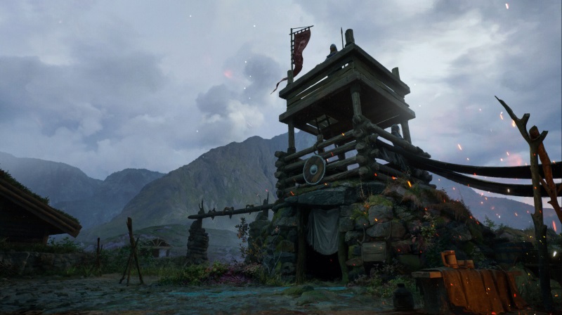 Vikingsk ahovka NORSE sa pribliuje