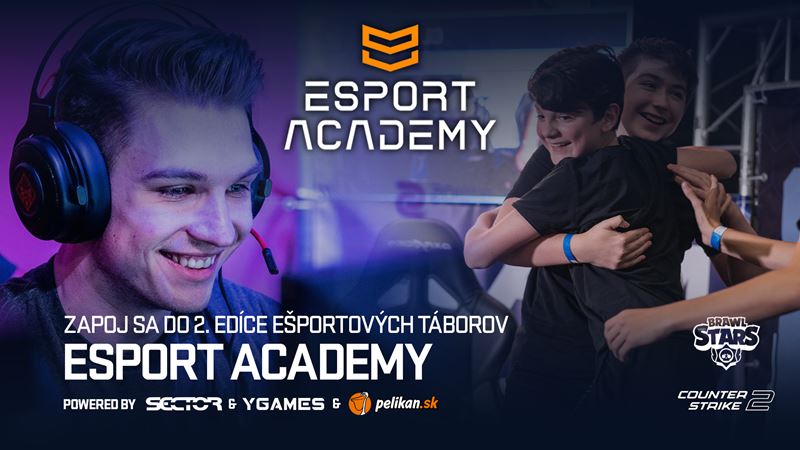Druh ronk dennch tborov pre milovnkov eportov a hier prichdza - vstpte aj vy do Esport Academy!