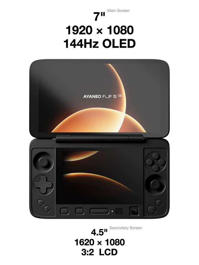 Ayaneo predstavilo nov� PC handheld s dvoma displejmi v �t�le Nintendo DS 