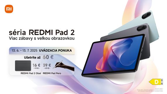 Xiaomi predstavuje sriu tabletov Redmi Pad 2