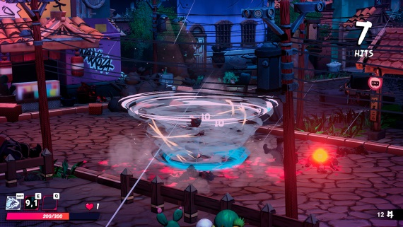 Mexican Ninja pouije svoje jedinen schopnosti proti gangstrom