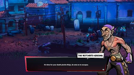 Mexican Ninja pouije svoje jedinen schopnosti proti gangstrom  