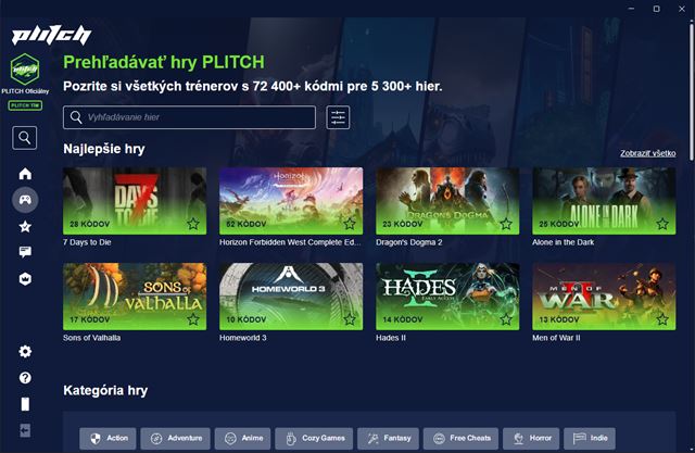 Cheatovacia a modovacia platforma PLITCH prich�dza do �eska a na Slovensko 