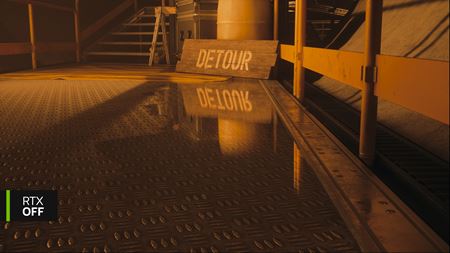 Porovnanie vizulu FBC: Firebreak s path tracingom a bez neho  