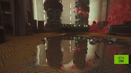 Porovnanie vizulu FBC: Firebreak s path tracingom a bez neho  