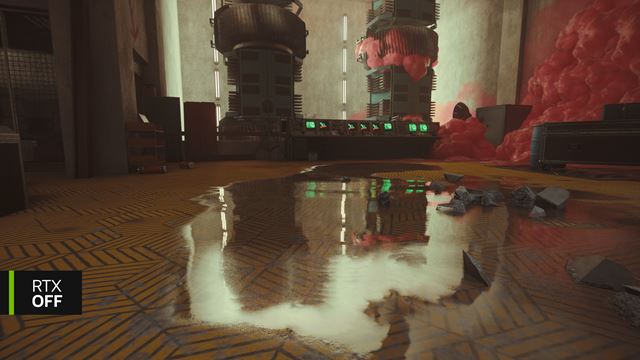 Porovnanie vizu�lu FBC: Firebreak s path tracingom a bez neho 