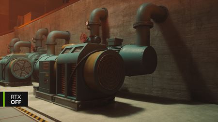 Porovnanie vizulu FBC: Firebreak s path tracingom a bez neho  