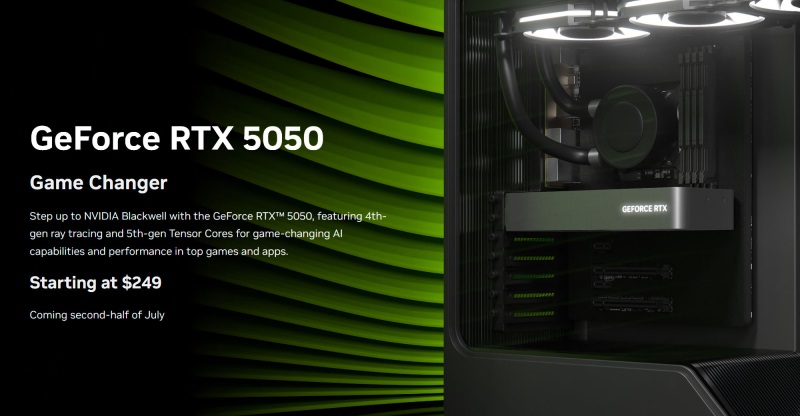 Nvidia predstavila RTX 5050 kartu