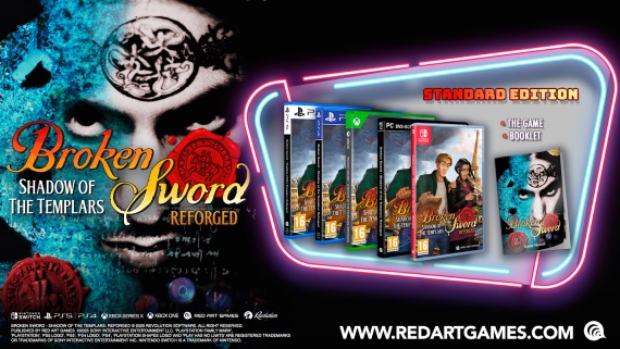 Broken Sword: Shadow of the Templars  Reforged vychdza fyzicky aj v Eurpe, vrtane Deluxe edcie