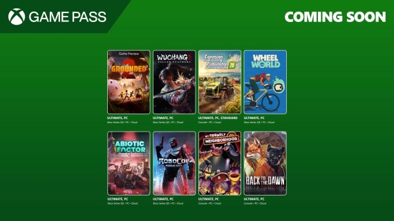 Game Pass ukazuje nov ponuku, prichdza Grounded 2, Wuchang, ale aj Farming Simulator a Robocop