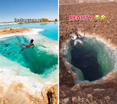 Instagram vs realita  