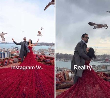 Instagram vs realita  