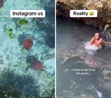 Instagram vs realita  