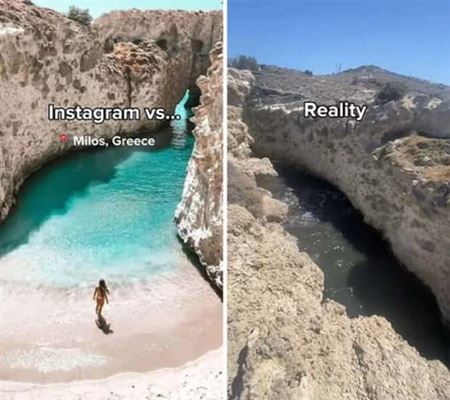 Instagram vs realita  