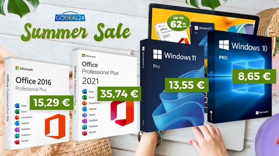 Modernizujte svoj počítač s doživotným Windows 11 Pro a Office 2021 už od 10 €