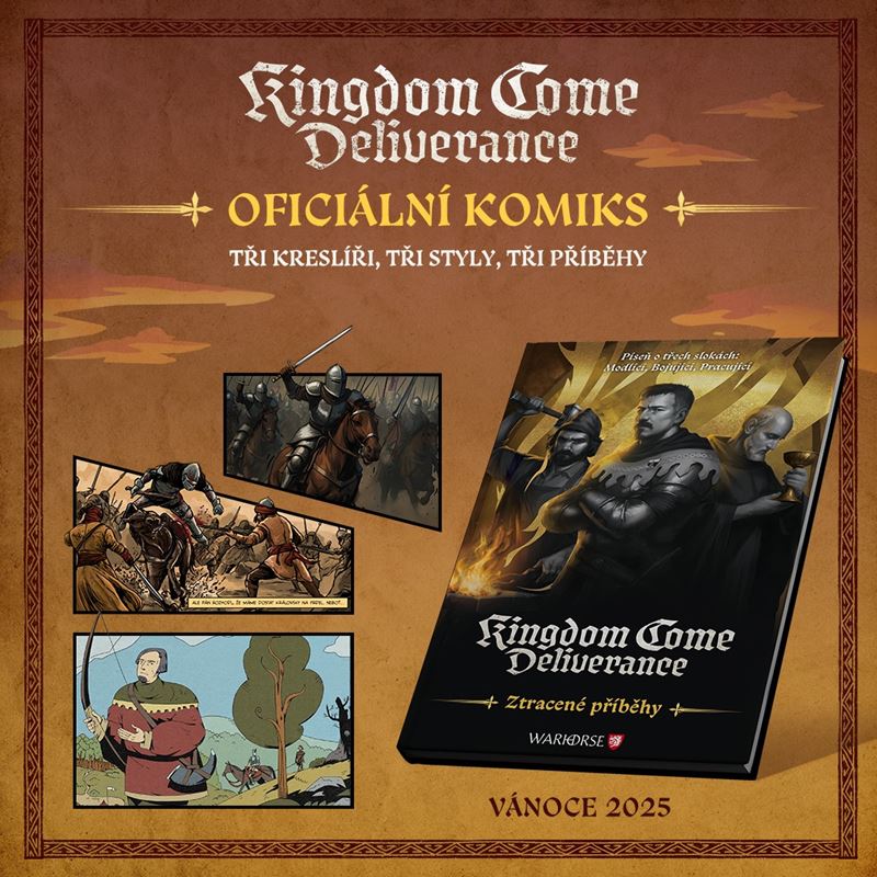 Kingdom Come: Deliverance dostane oficilny komiks  Ztracen pbhy vychdzaj na Vianoce