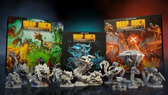 Stolová hra Deep Rock Galactic spúšťa Kickstarter s tromi rozšíreniami a exkluzívnymi bonusmi