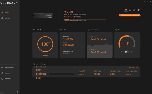 Как быстро находится Sandisk WD_BLACK SN8100 PCIE 5.0 SSD?