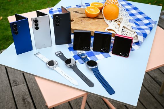 Samsung predstavil nov skladacie mobily Galaxy Z Fold7, Z Flip7, Z Flip7 SE, a hodinky Galaxy Watch8