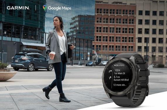 Google Mapy s konene dostupn v Garmin hodinkch