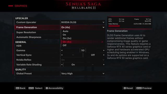 Hellblade II u dostal Enhanced patch, na PC zvyuje nastavenia grafiky 