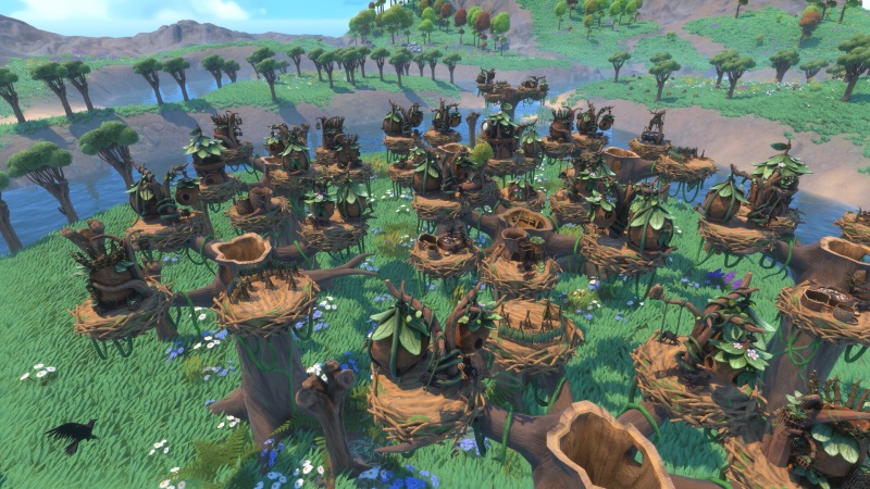 V Crowded - A Crow City Builder postavte vtie mesto a postarte sa o vrany