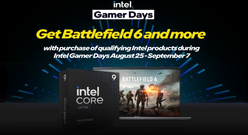 Intel bude pridva Battlefield 6 ku svojim produktom