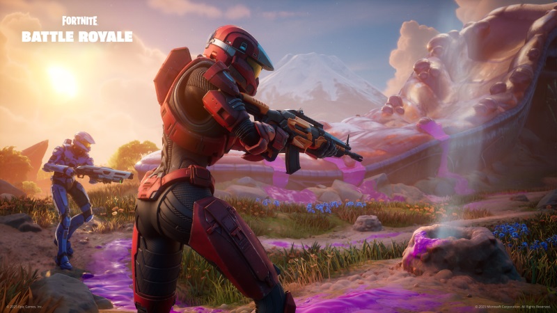 Fortnite dostal superhrdinsk event a prdu Halo skiny 