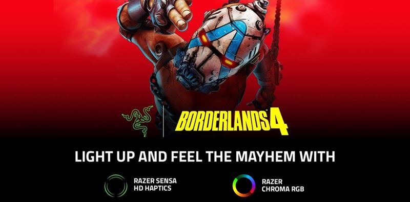 Borderlands 4 bude ma podporu Razer Sensa a Razer Chroma funkcii