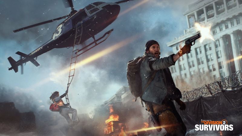 Ubisoft ohlsil Division 2: Survivors reim, zana testova mobiln Division