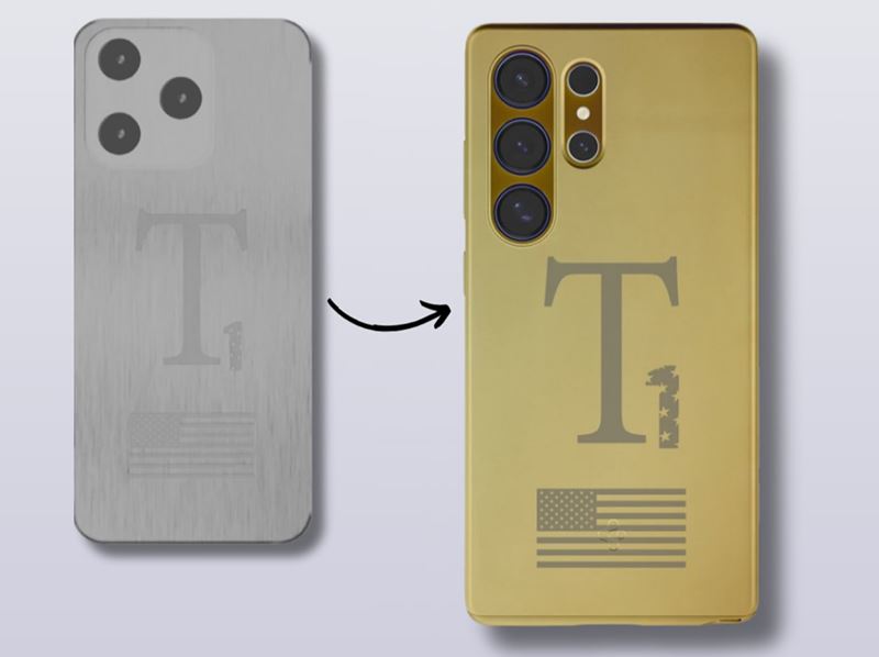 Trump Phone teraz vyzer ako Samsungs Galaxy S25 Ultra so Spigen obalom