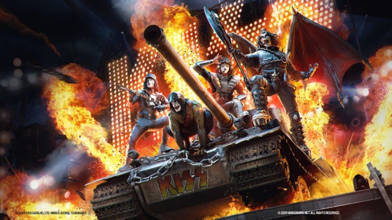 Metal Fest 2025 prina do World of Tanks Modern Armor legendrnych KISS
