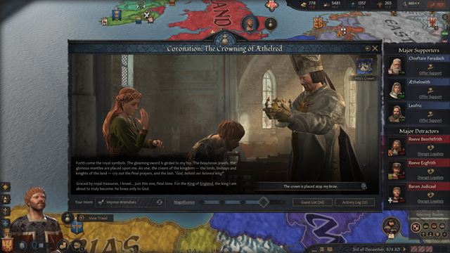 Crusader Kings III: Coronations pripravuje na september korunov�ciu 