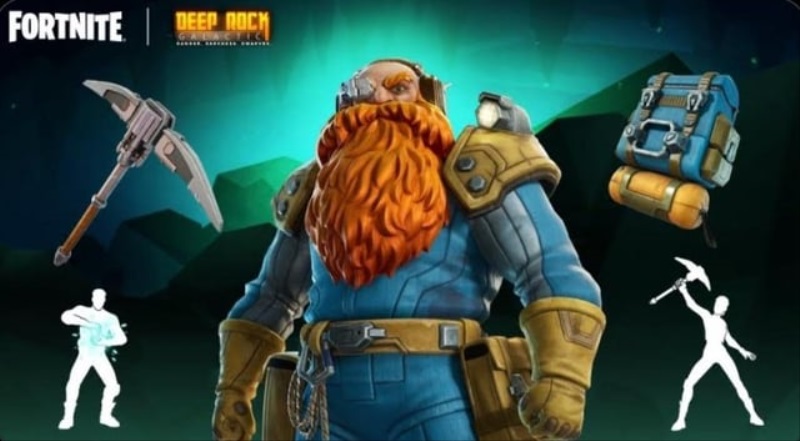 Trpaslci z Deep Rock Galactic dorazili do Fortnite