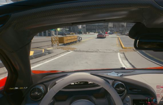 Cyberpunk 2077 dostal mod pridávajúci spotrebu paliva
