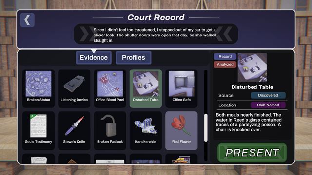 Burden of Truth, advent�ra in�pirovan� s�riou Ace Attorney, sa bl�i 