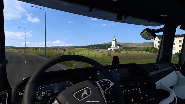 Islandsk� expanzia Euro truck Simulator 2 ukazuje jedine�n� kostoly 