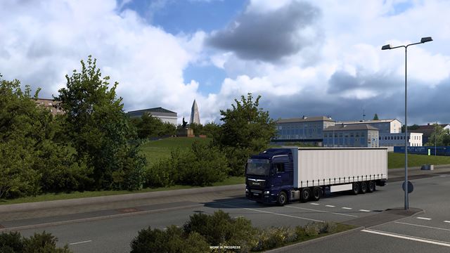 Islandsk� expanzia Euro truck Simulator 2 ukazuje jedine�n� kostoly 