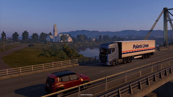 Islandská expanzia Euro truck Simulator 2 ukazuje jedinečné kostoly