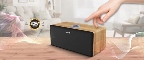 Genius predstavil drevený Bluetooth reproduktor SP-HF505BT