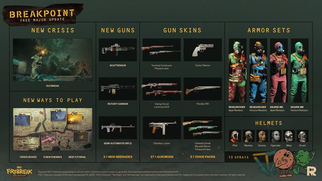 FBC: Firebreak dostane prv vek aktualizciu Breakpoint 