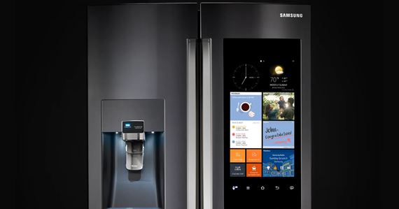 Samsung prina reklamy na obrazovky chladniiek